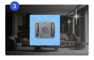 Foldora™ : Hester M3 Intelligenter Fensterreiniger Automatisch und Mühelos