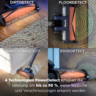 Aspirateur sans fil Foldora™ PowerClean de B.D shop, avec poignée ergonomique et accessoires pour nettoyage efficace.