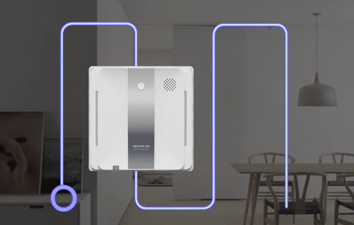 Foldora™ : Hester M3 Intelligenter Fensterreiniger Automatisch und Mühelos